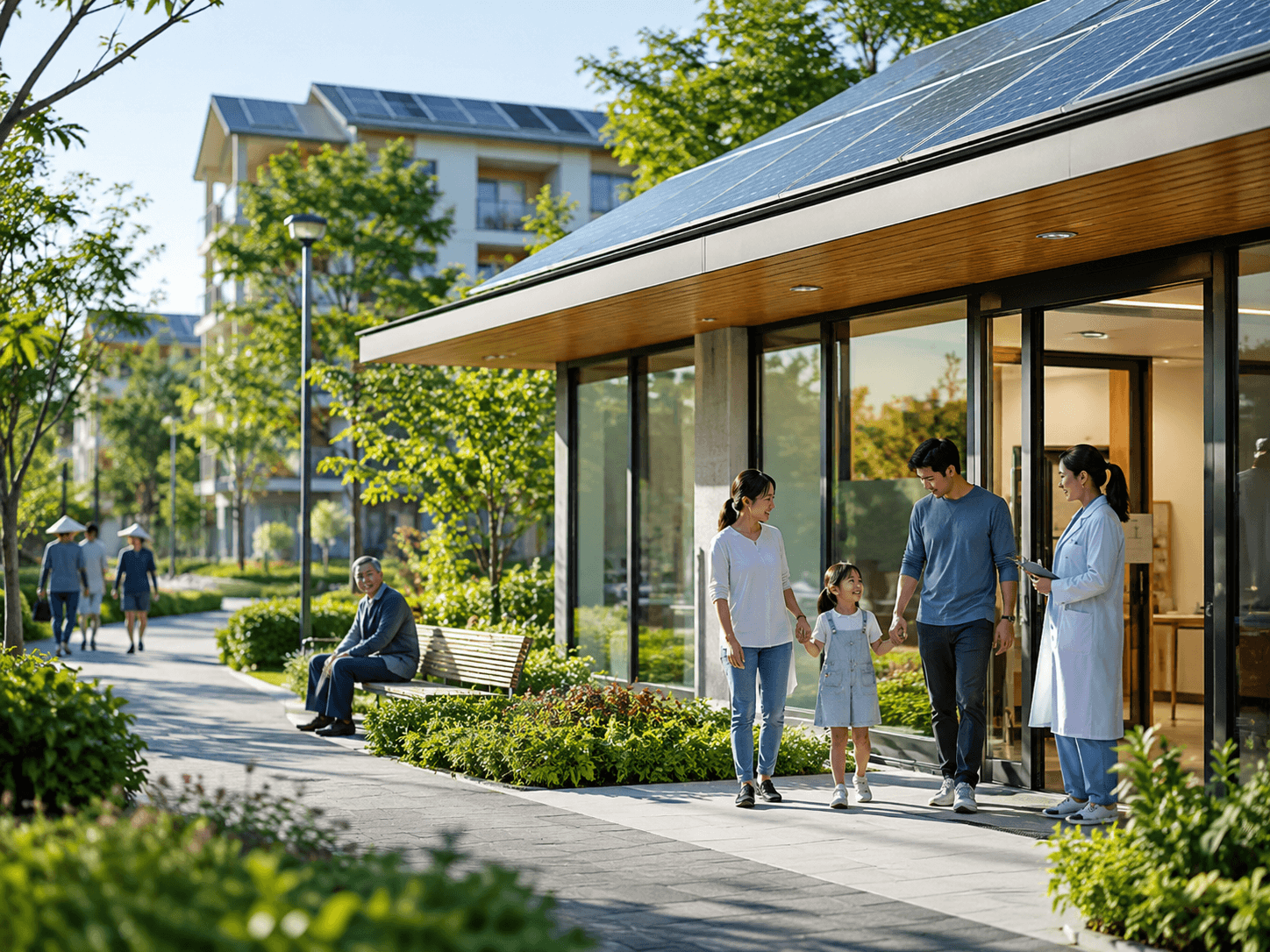 Minh họa định hướng đưa dịch vụ chăm sóc sức khỏe đến gần cộng đồng